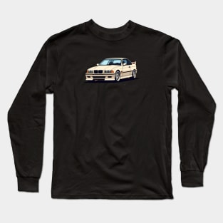 Beige BMW E36 M3 Long Sleeve T-Shirt